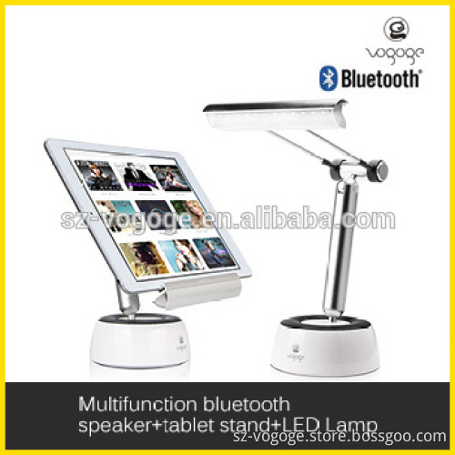 Durable multifunctional bluetooth speaker three in one tablet holder bluetooth speaker